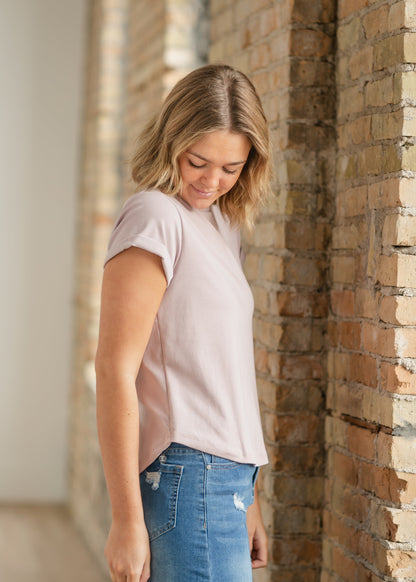 Short Sleeve Essential Basic Tee IC Tops