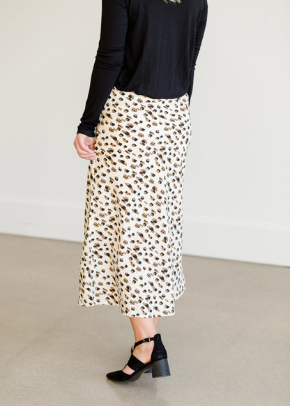 Side Zip Leopard Midi Skirt - FINAL SALE Skirts