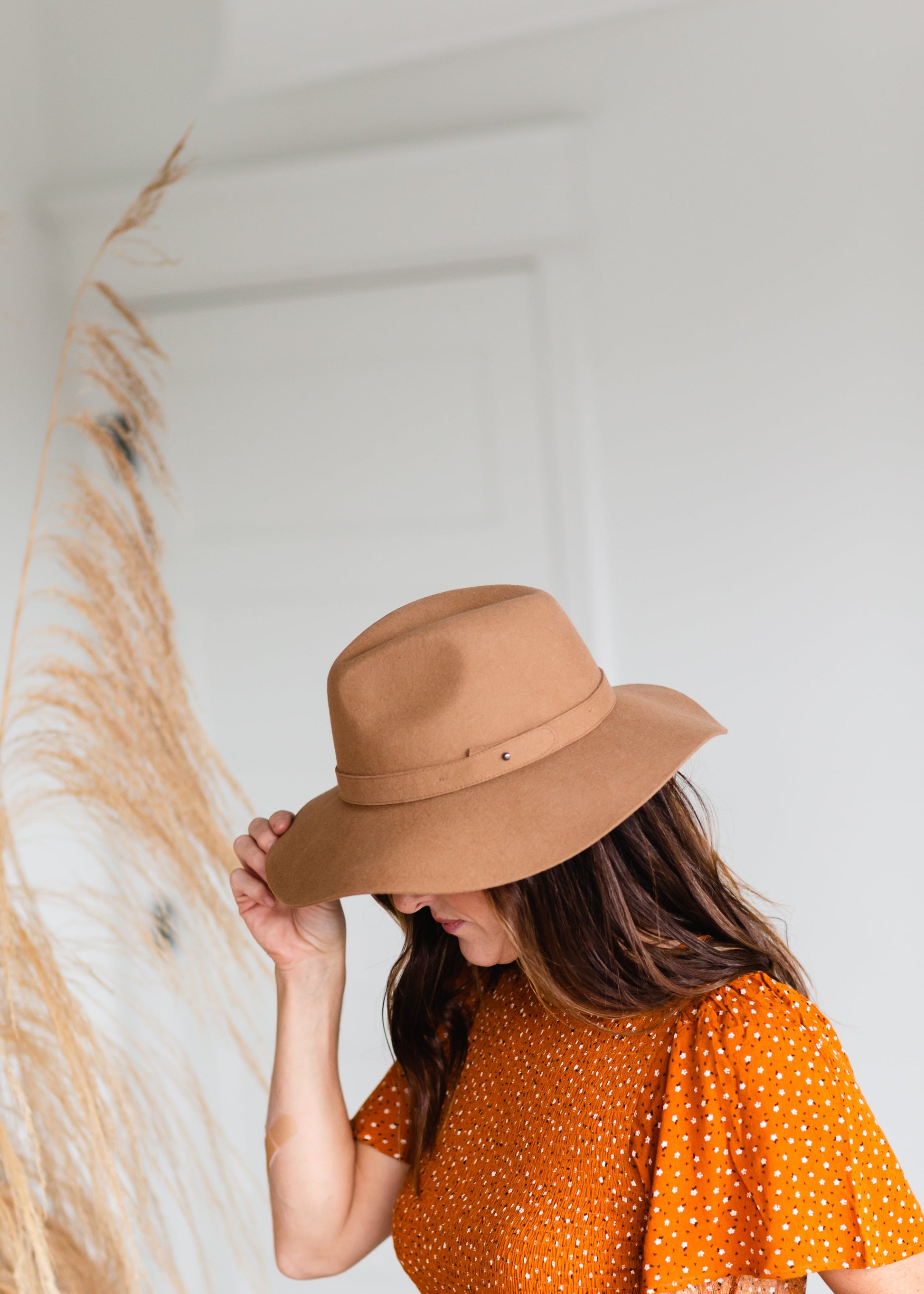 Simplistic Teardrop Panama Hat Accessories