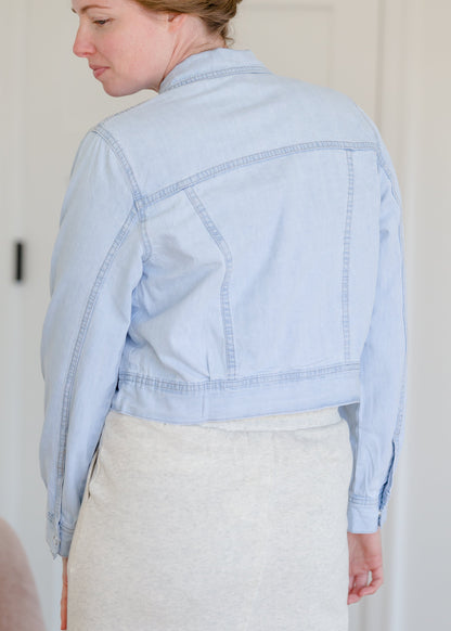 Snap Button Denim Jean Jacket - FINAL SALE Layering Essentials