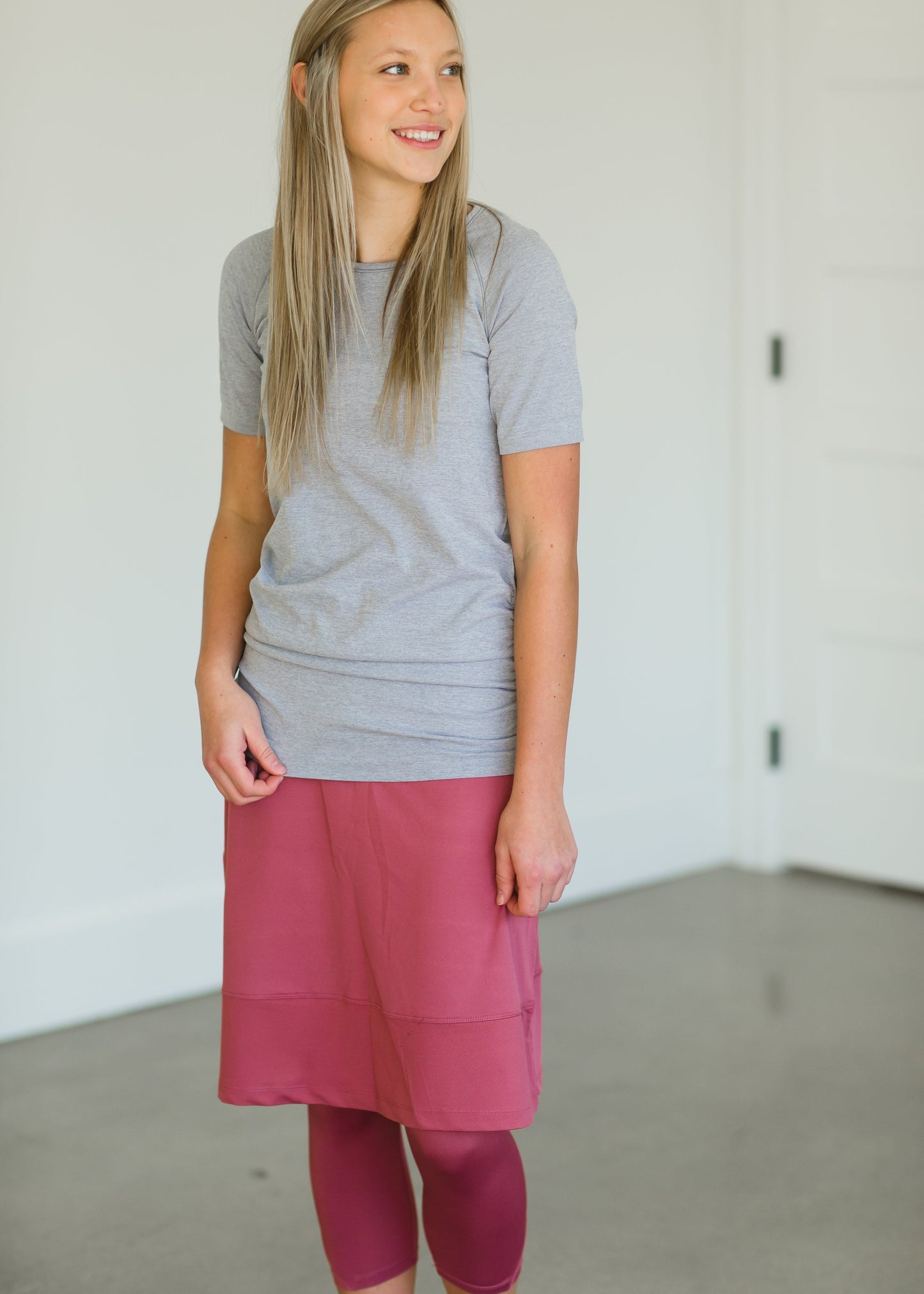 Snoga Rose Mesh Athletic Skirt - FINAL SALE Skirts