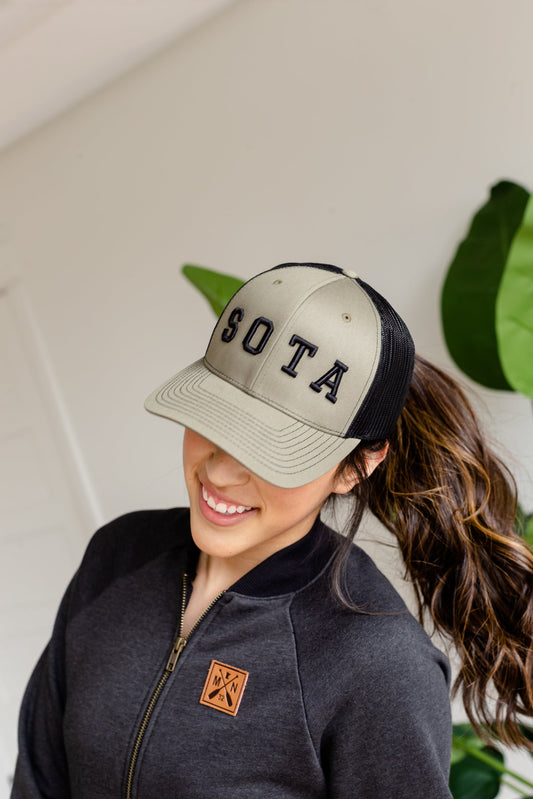 Sota' Black Snapback Hat Accessories