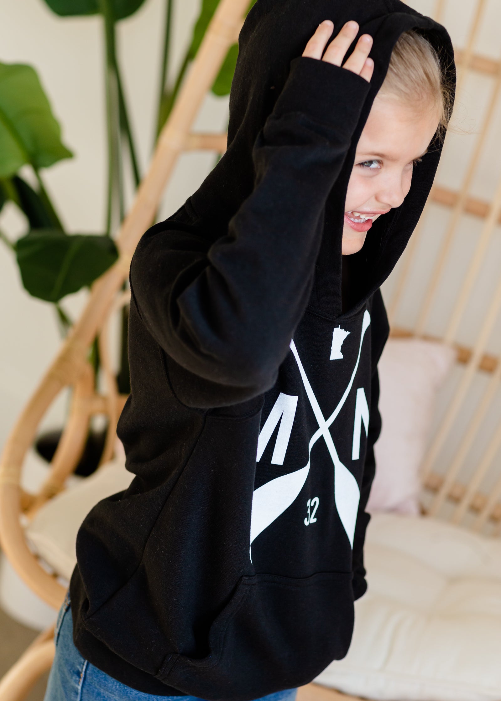 Sota' Black Youth Hoodie - FINAL SALE Tops