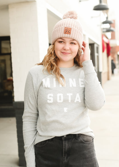 Sota' Gray Long Sleeve Thermal - FINAL SALE Tops