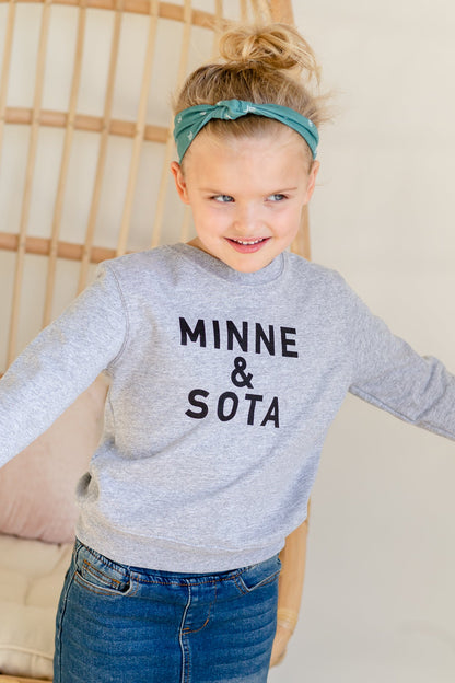 Sota' Gray Toddler Crewneck - FINAL SALE Tops