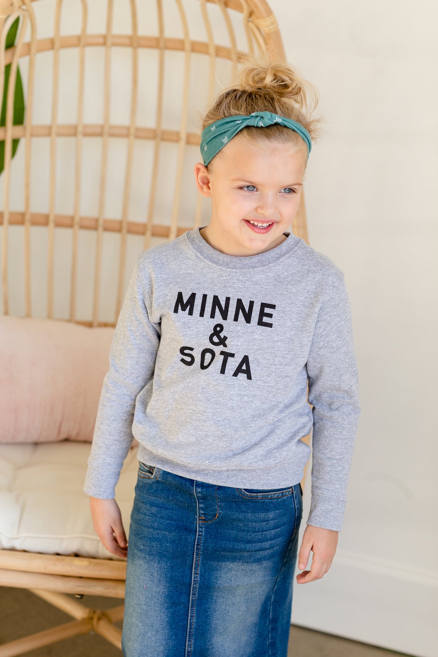 Sota' Gray Toddler Crewneck - FINAL SALE Tops