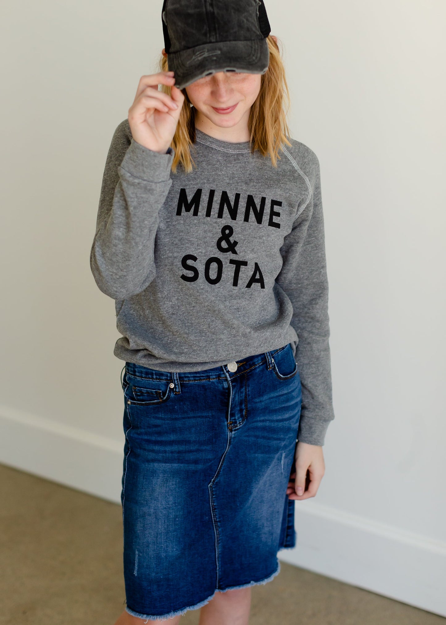 Sota' Gray Youth Crewneck - FINAL SALE Girls