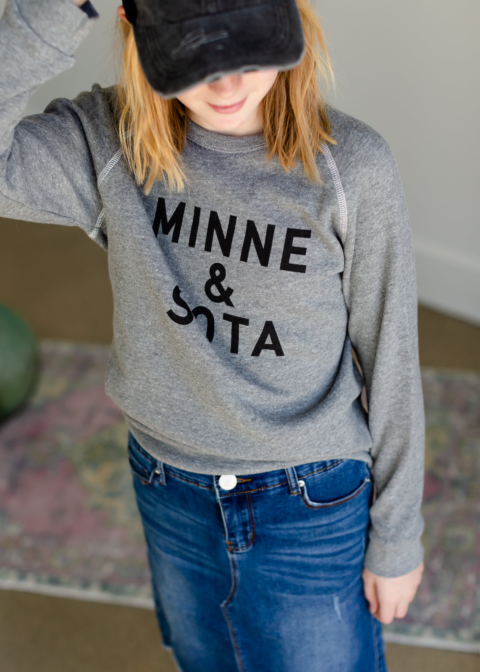 Sota' Gray Youth Crewneck - FINAL SALE Girls