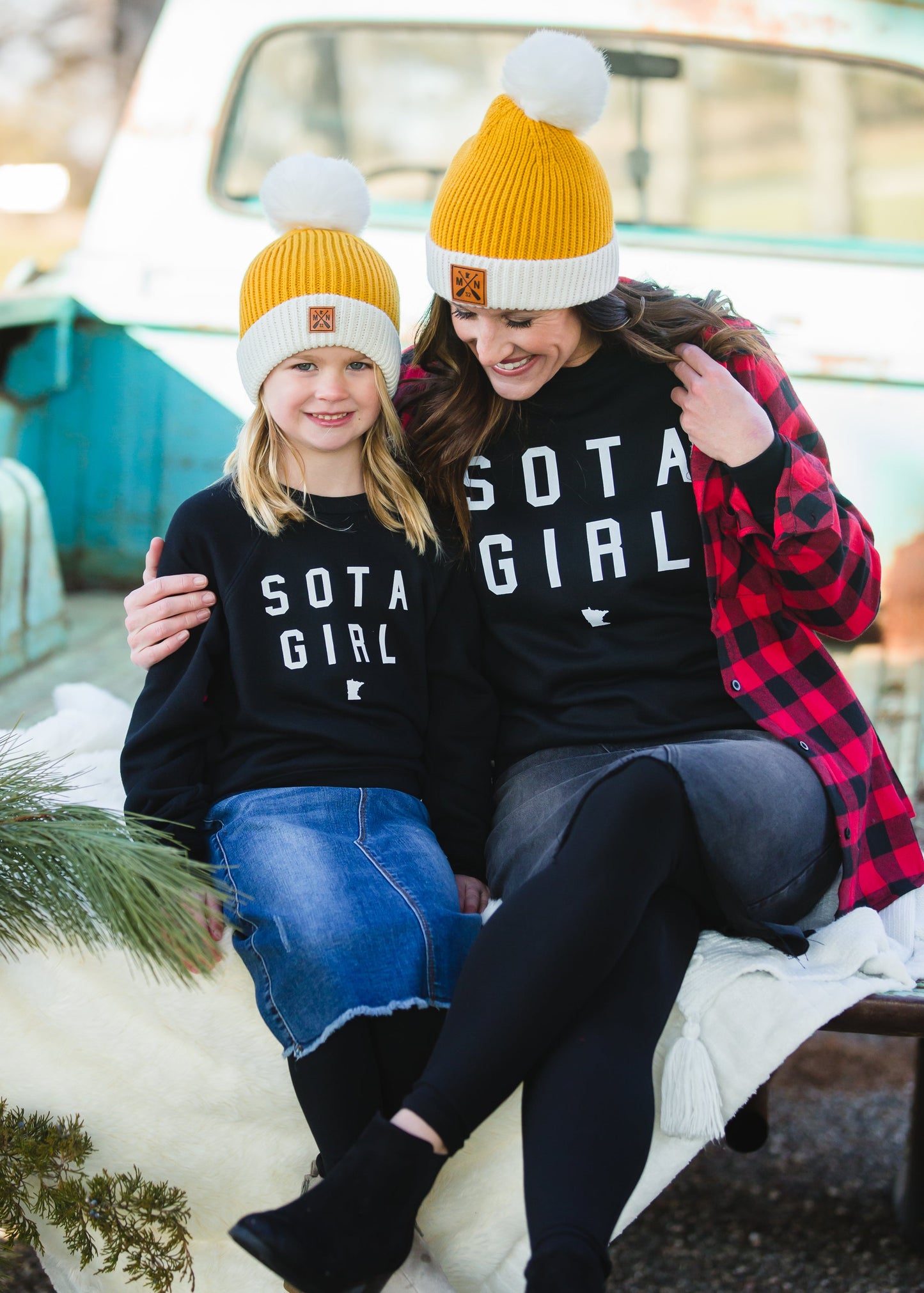 Sota' Mustard Pom Beanie Accessories