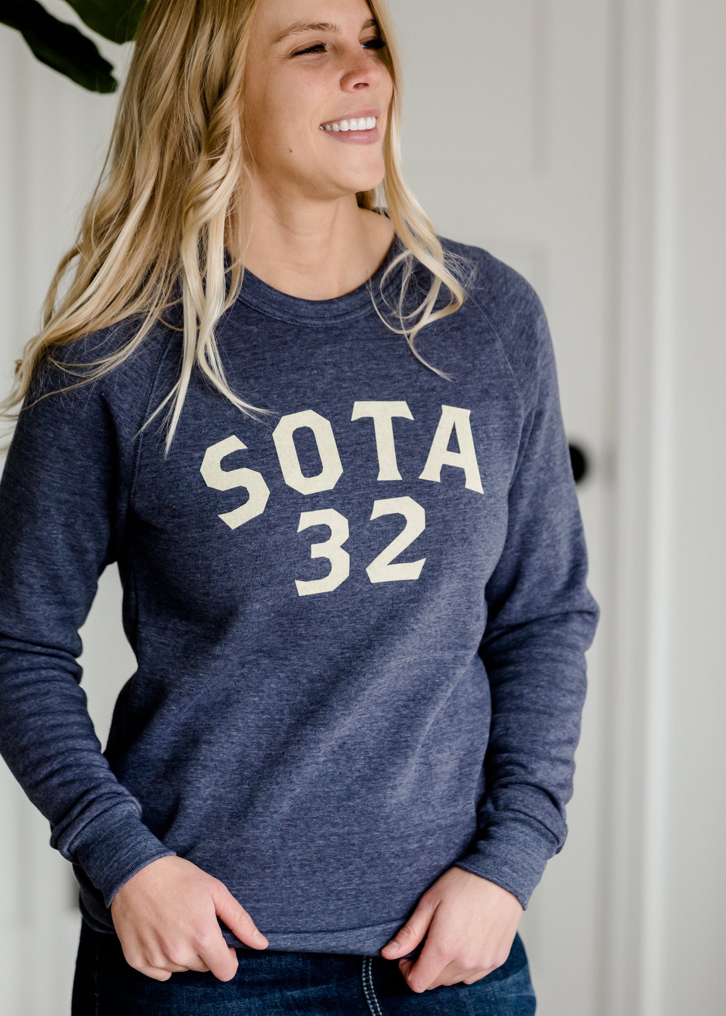 Sota' Navy 32 Crewneck Sweatshirt - FINAL SALE Tops