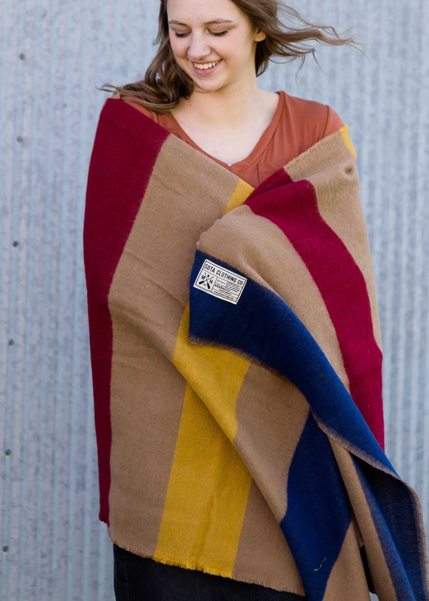 Sota' Neutral Autumn Blanket Scarf - FINAL SALE Accessories