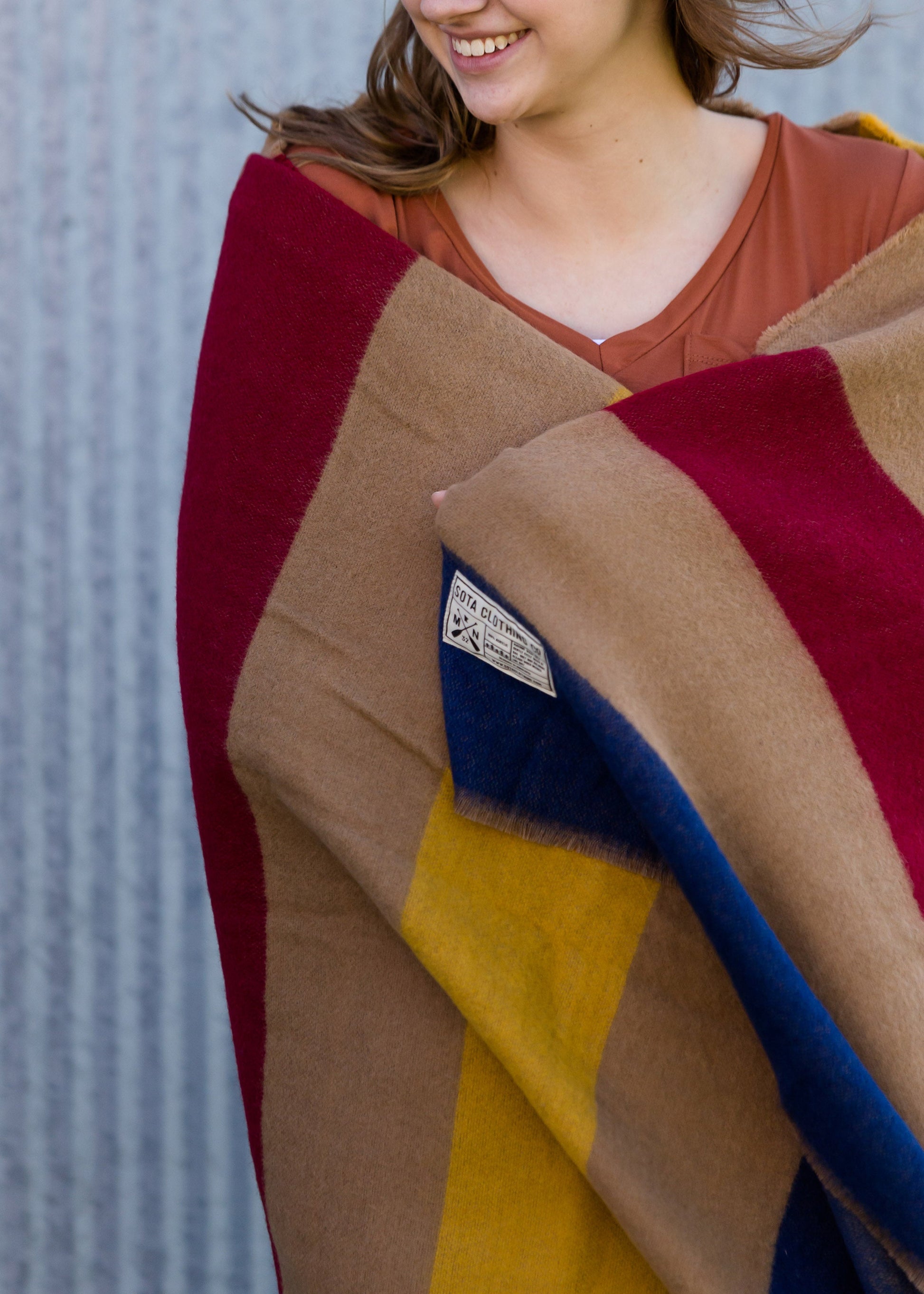 Sota' Neutral Autumn Blanket Scarf - FINAL SALE Accessories