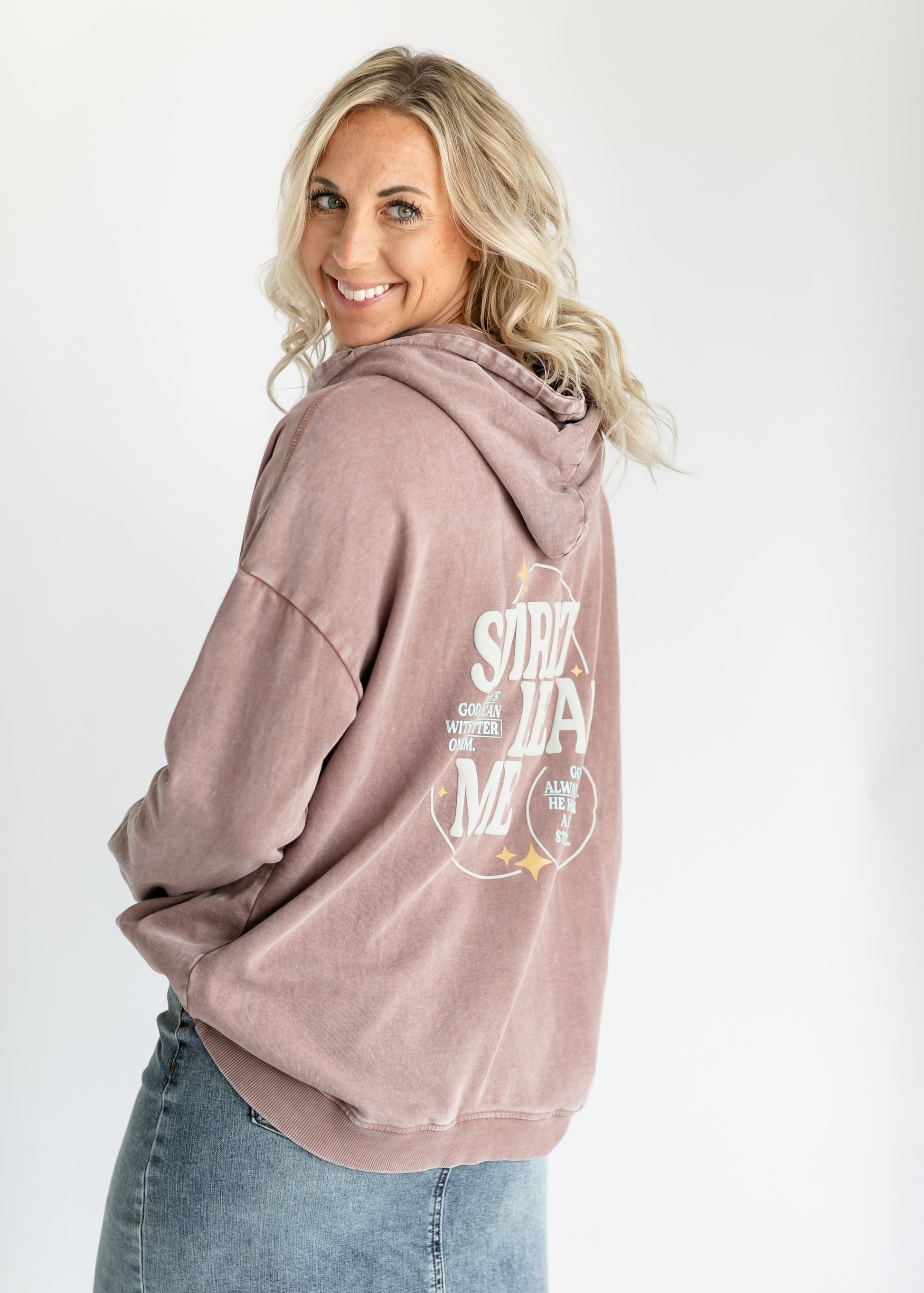 Spirit Lead Me Lightweight Hoodie Sweatshirt FF Tops