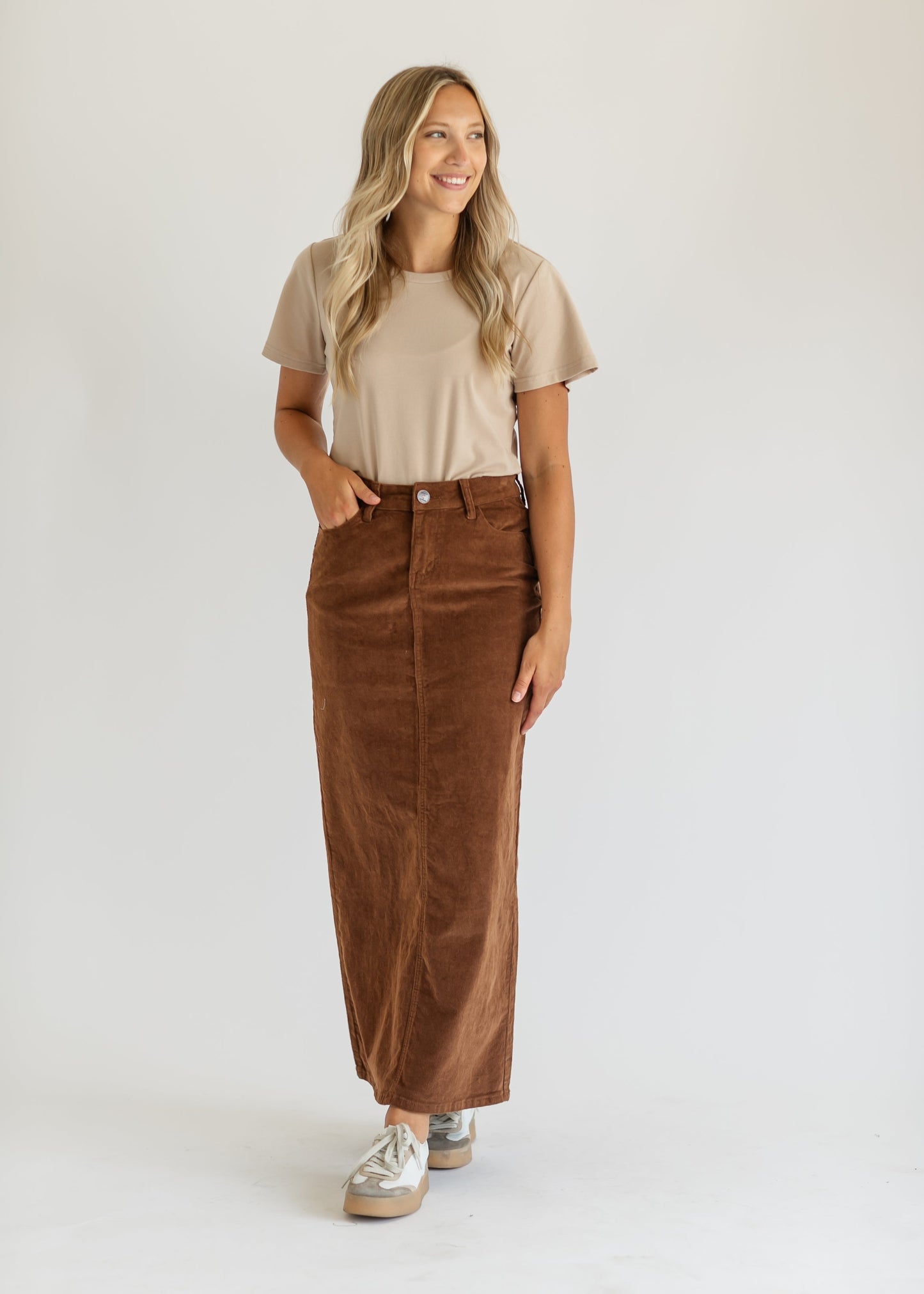 Stella Corduroy Maxi Skirt IC Skirts