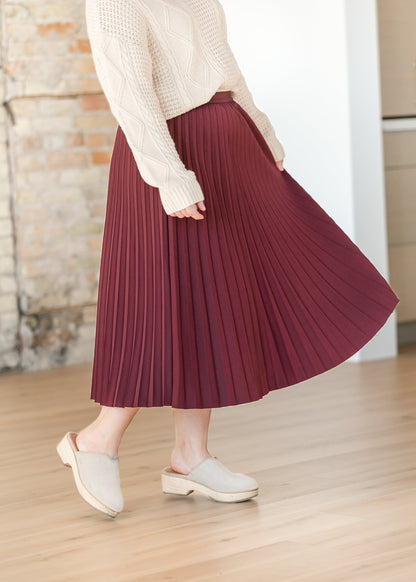 Stretchy Pleated Maxi Skirt FF Skirts