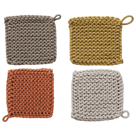 Sunset Square Crocheted Pot Holder - FINAL SALE Home & Lifestyle