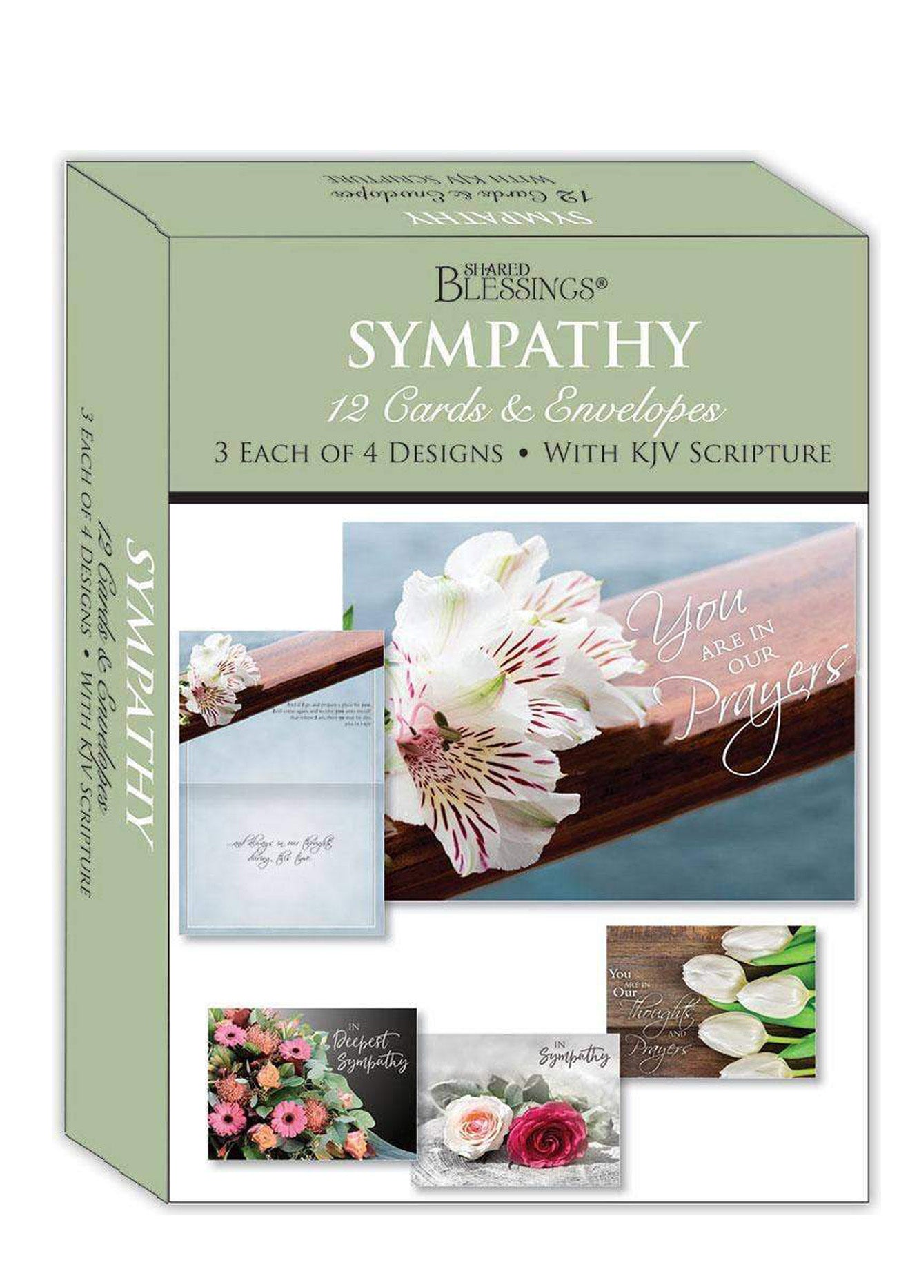 Sympathy Bouquets Boxed Greeting Card Set KJV - FINAL SALE Home & Lifestyle