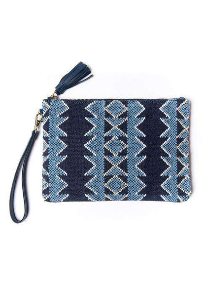 Tanya Wristlet - FINAL SALE Accessories Blue