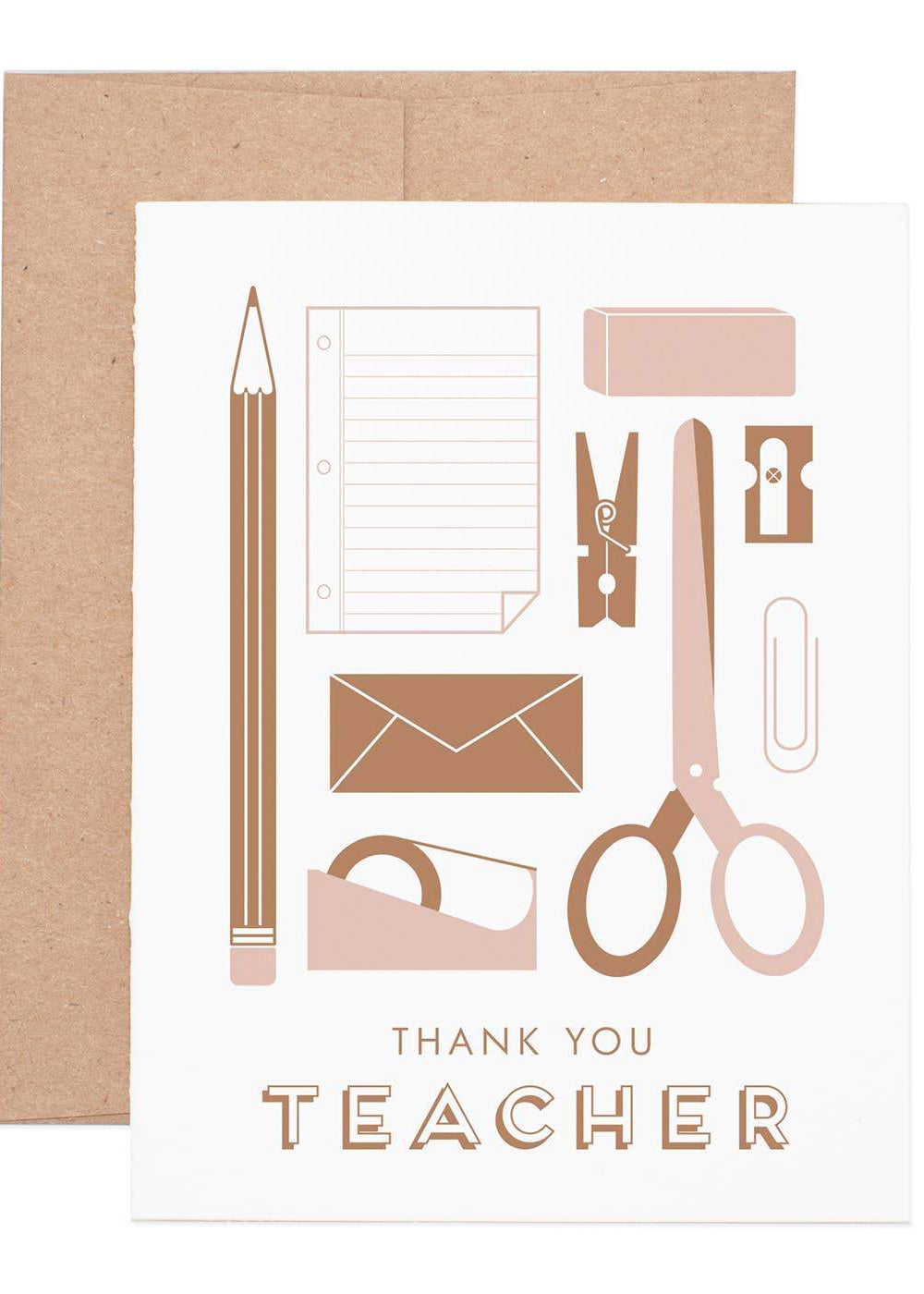 Teacher Appreciation Greeting Card - FINAL SALE Home & Lifestyle