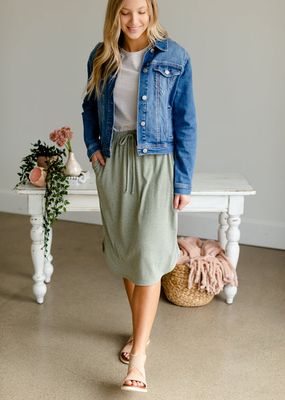 Vintage Washed Jean Jacket Tops