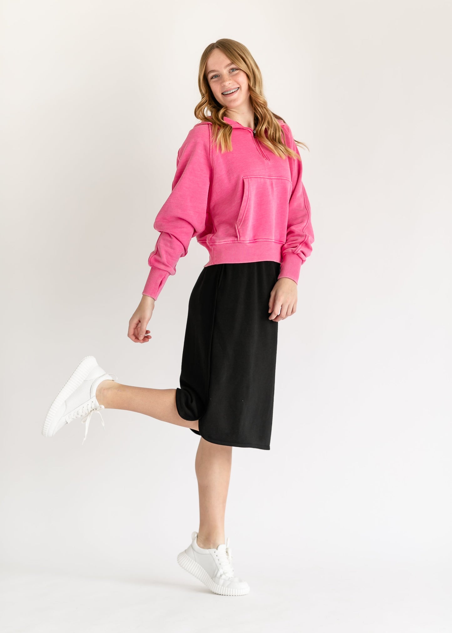 Winnie Sweatshirt Skirt FF Skirts Black / XS