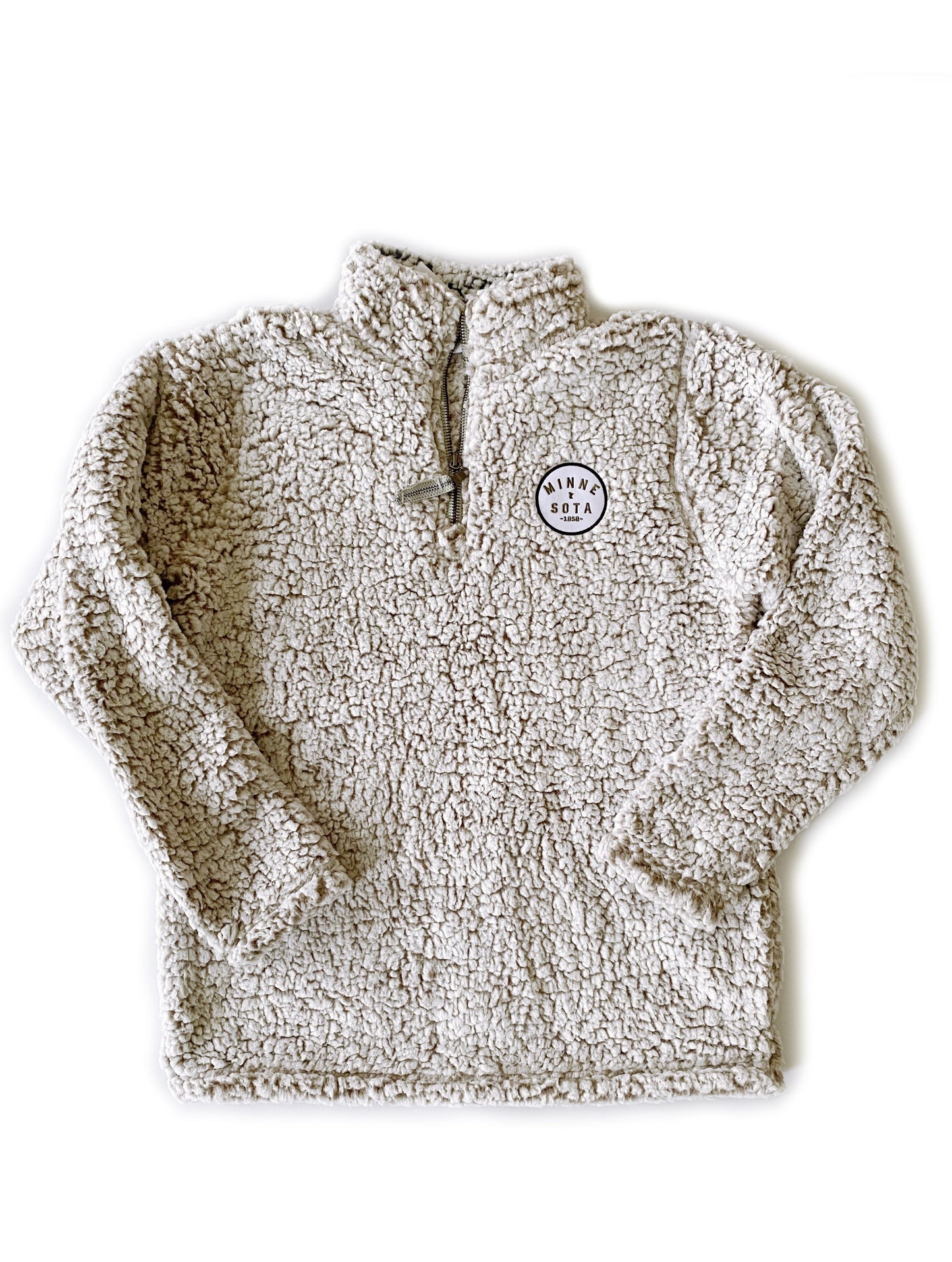 Women's Mocha Lutsen 1/4 Zip Sherpa - FINAL SALE FF Tops