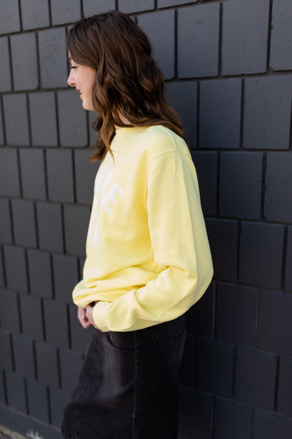 Yellow Minnesota Crewneck - FINAL SALE FF Tops