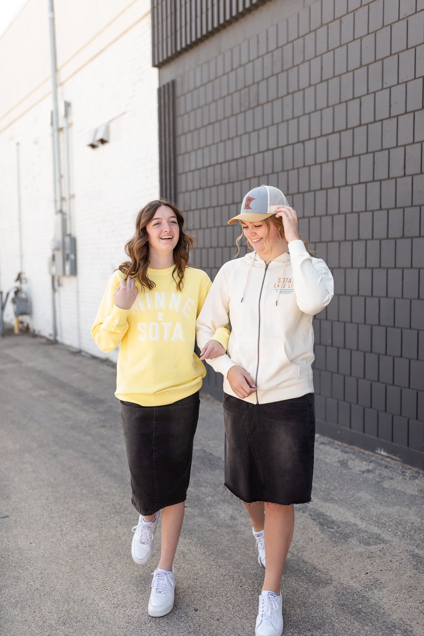 Yellow Minnesota Crewneck - FINAL SALE FF Tops