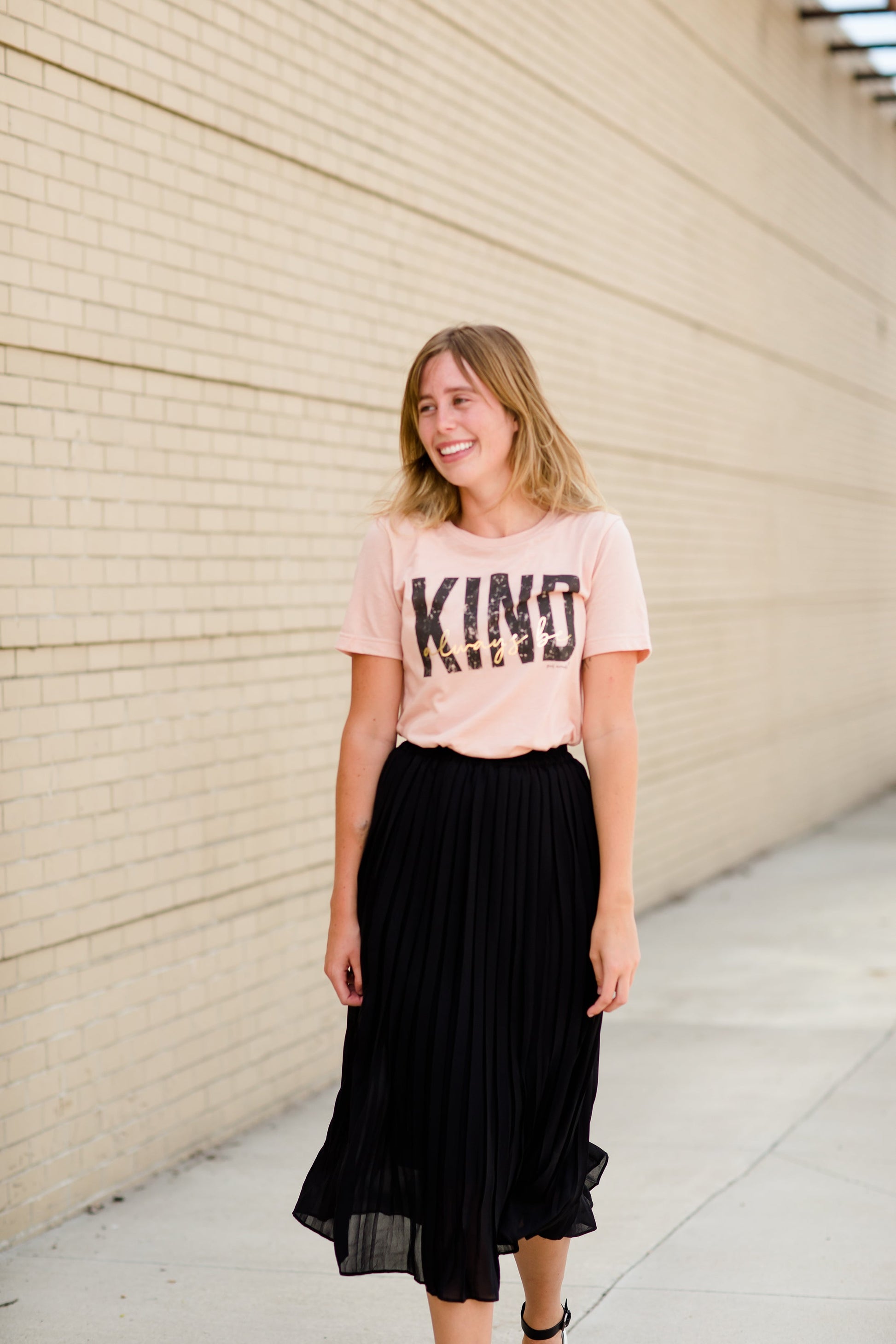 Peach Modest Graphic Tee