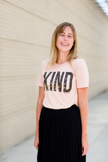 Peach Modest Graphic Tee