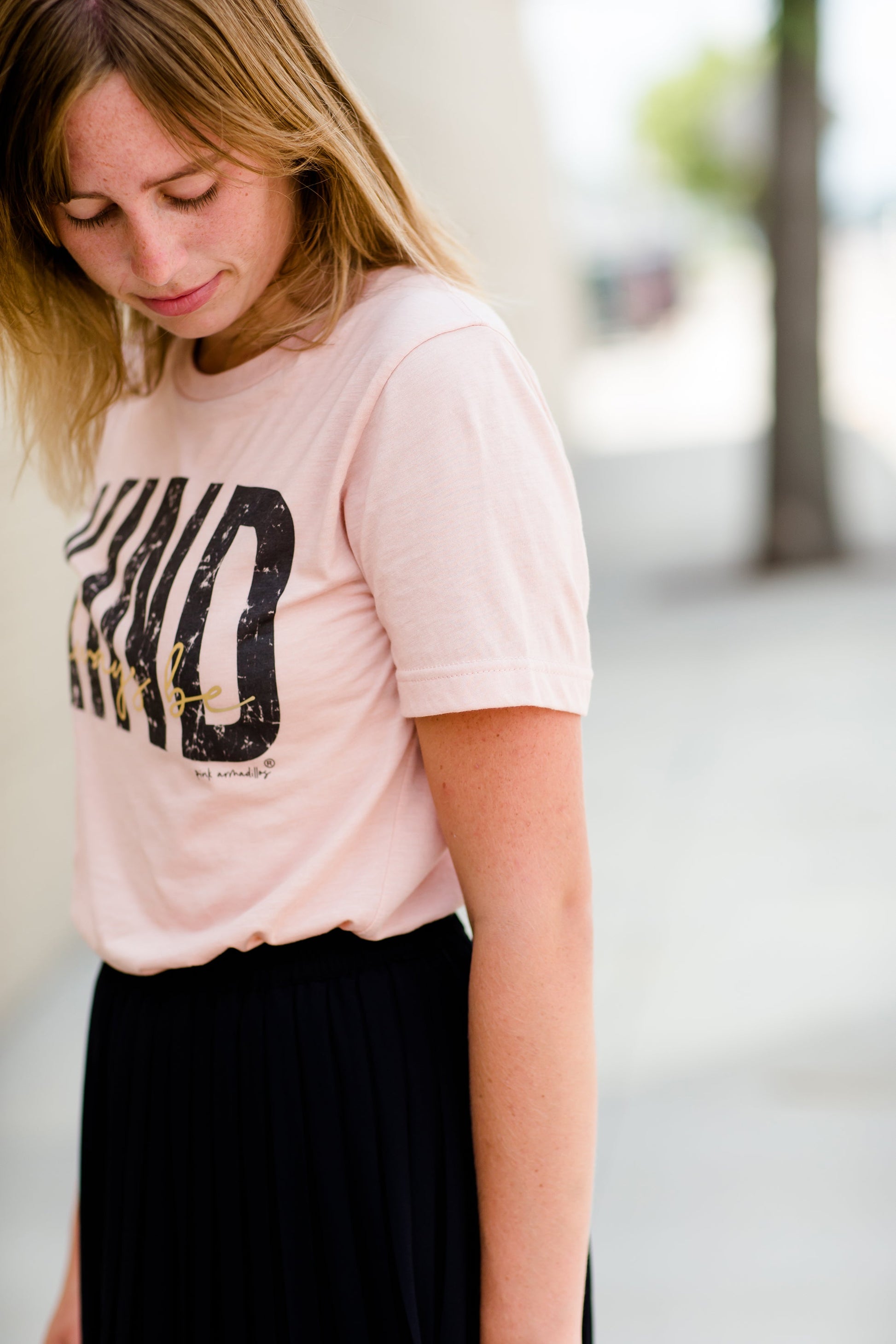 Peach Modest Graphic Tee