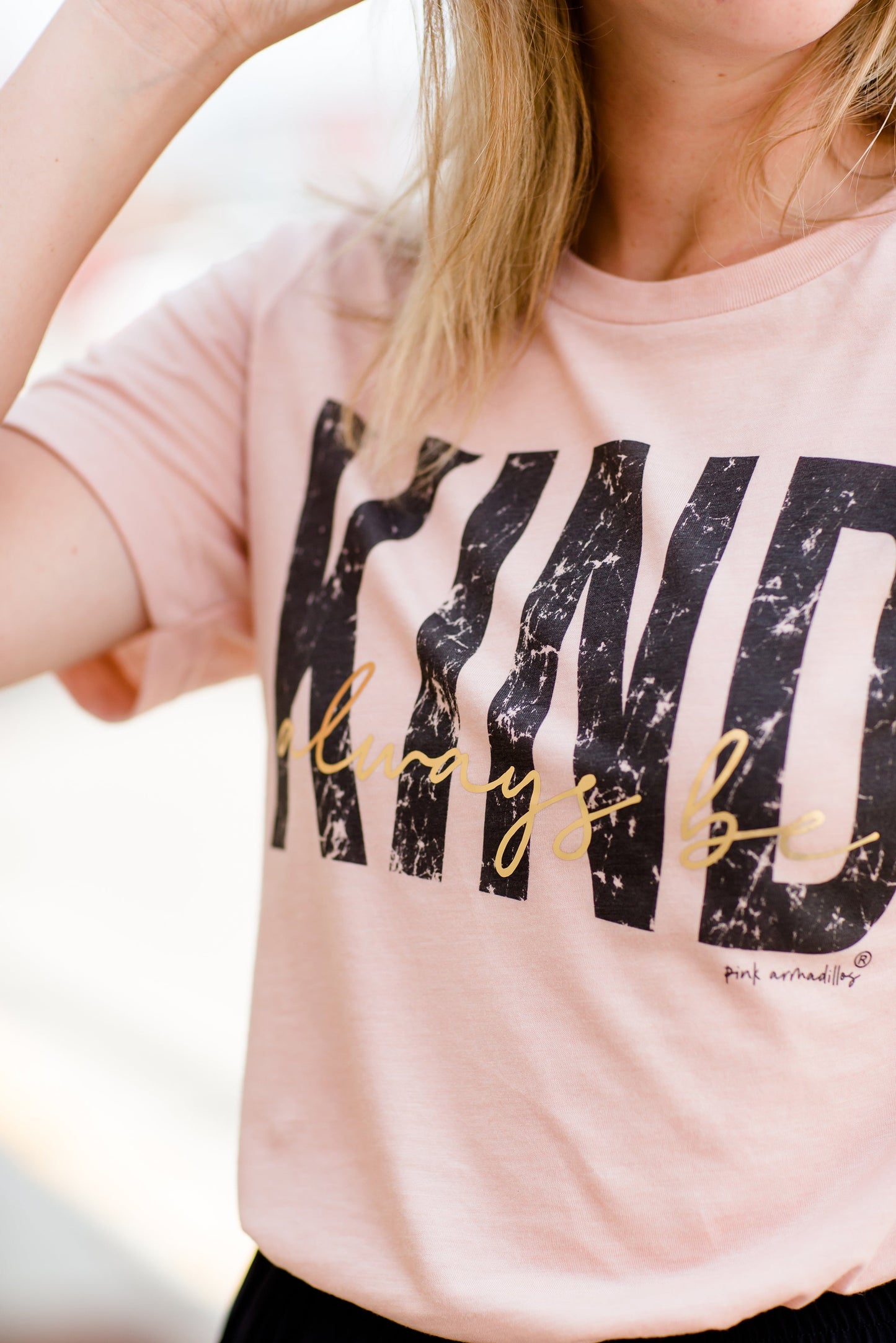 Peach Modest Graphic Tee