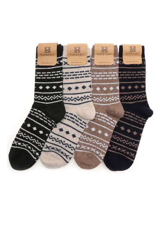 Aztec Crew Length Socks Accessories MirMaru