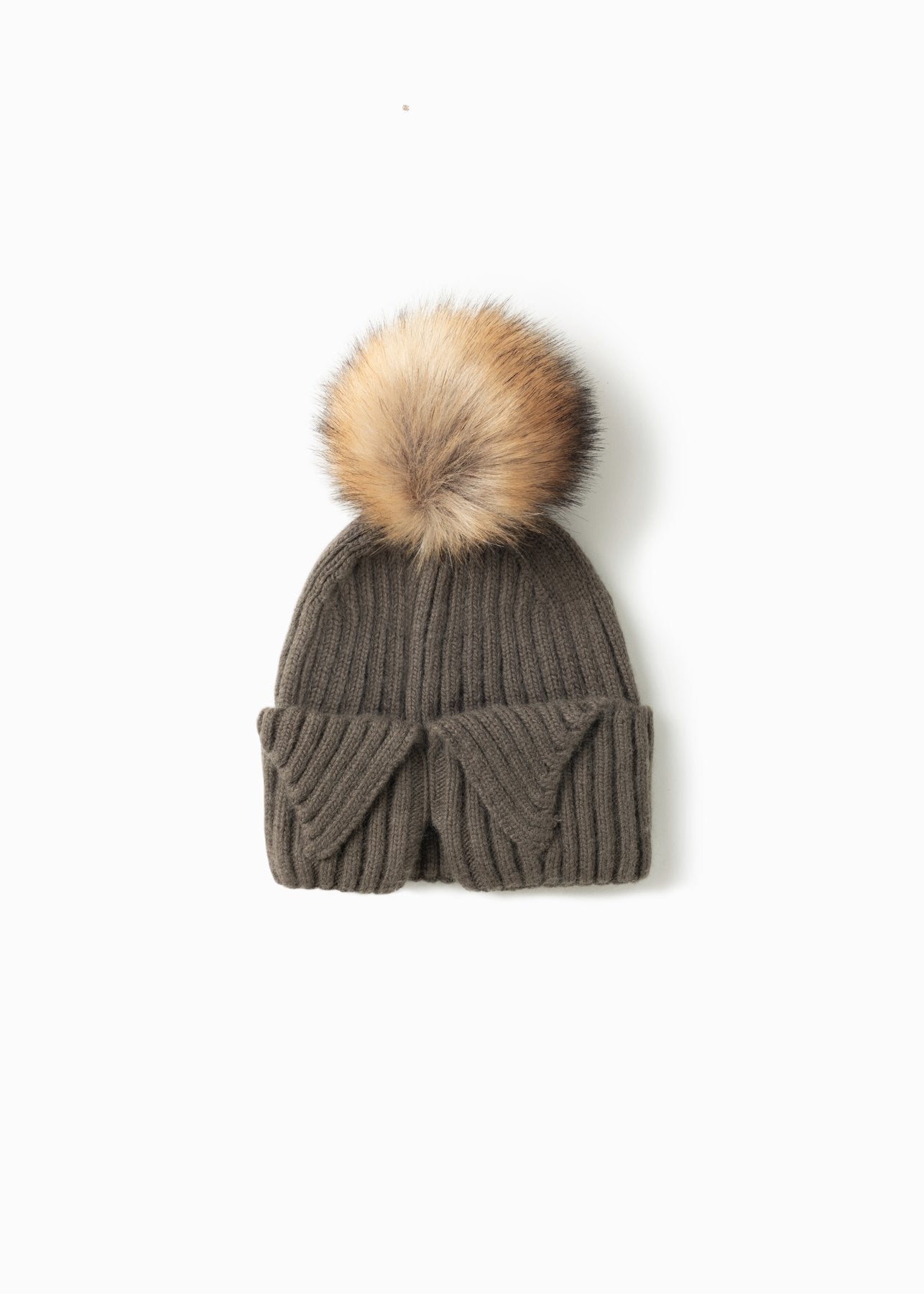 Back Bun/Ponytail Pom Pom Hat - FINAL SALE Accessories