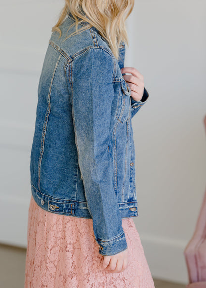 Bamboo Denim Jean Jacket Tops