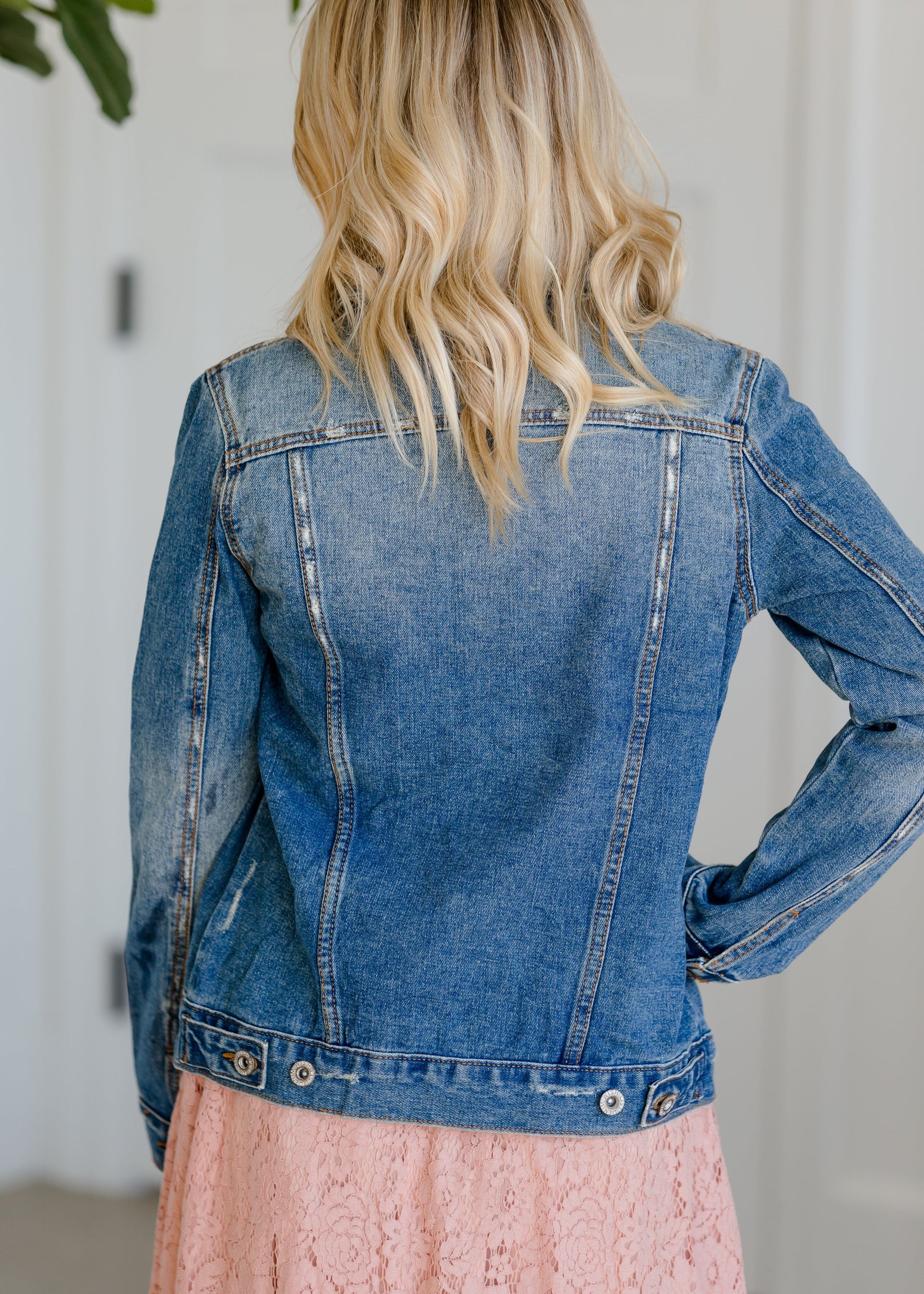 Bamboo Denim Jean Jacket Tops