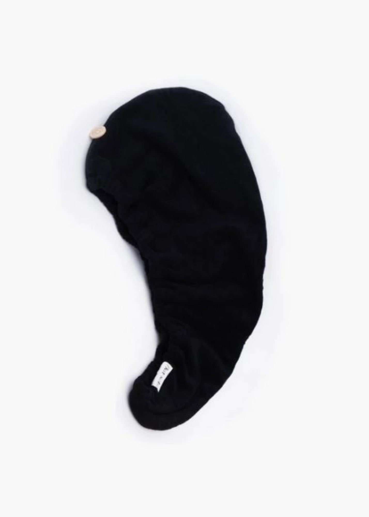 Black Eco Friendly Hair Towel Accessories Kitsch