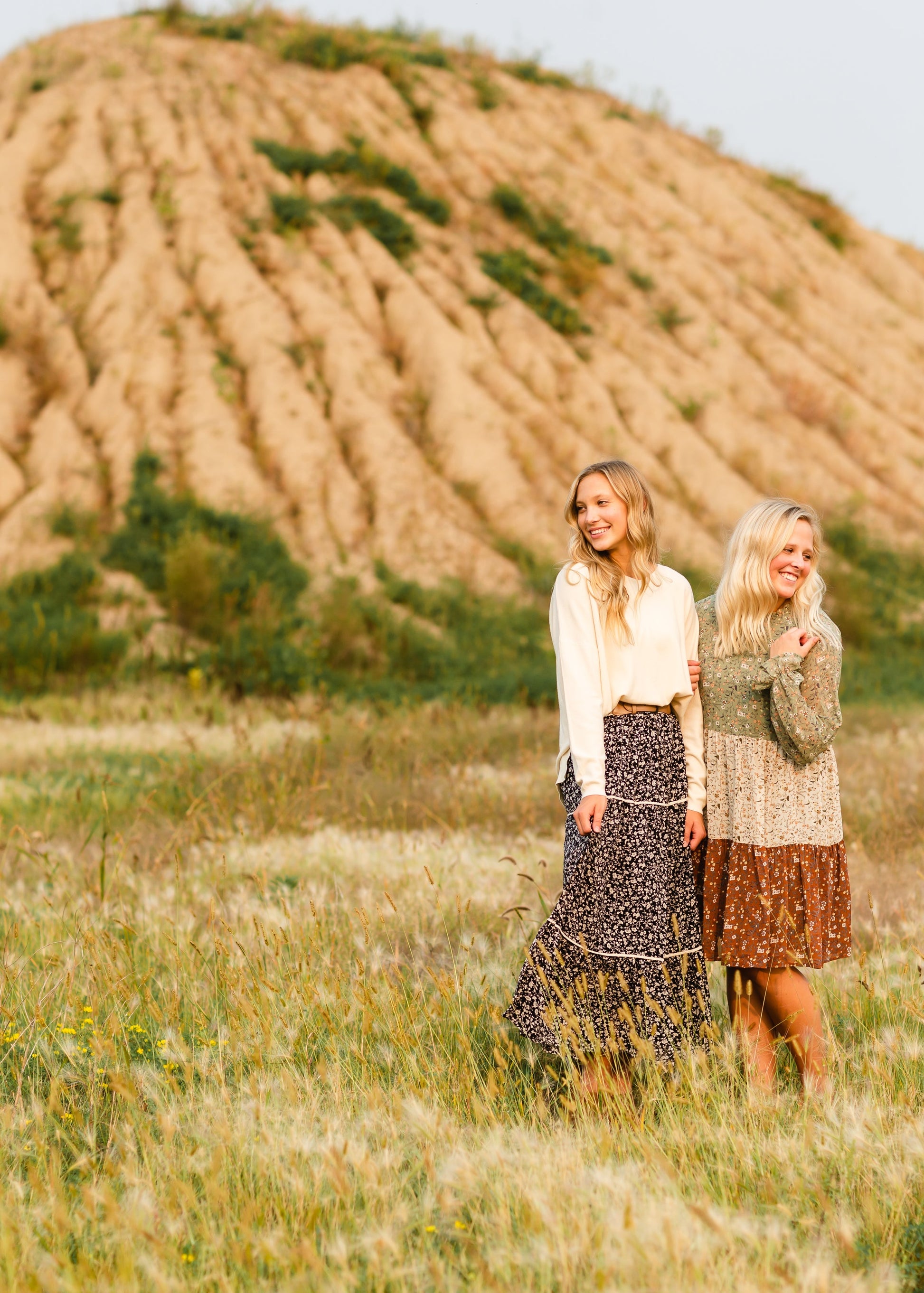 Black Floral Print Maxi Skirt - FINAL SALE Skirts