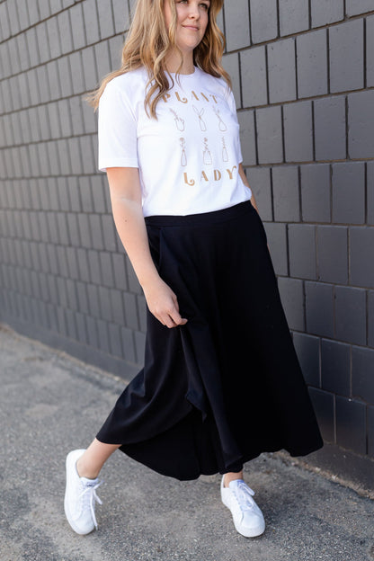 Black Wide Leg Gauchos - FINAL SALE Skirts