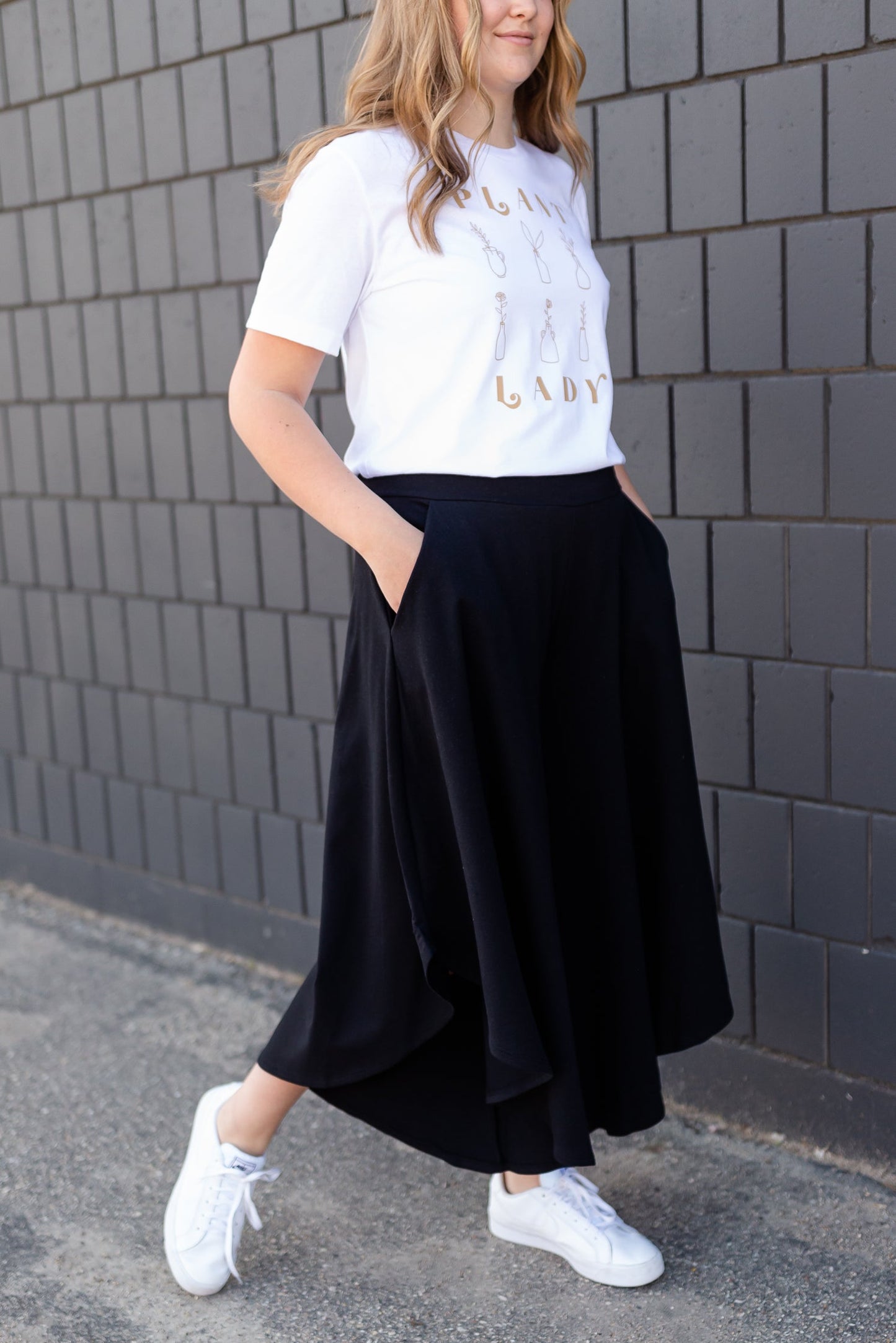 Black Wide Leg Gauchos - FINAL SALE Skirts