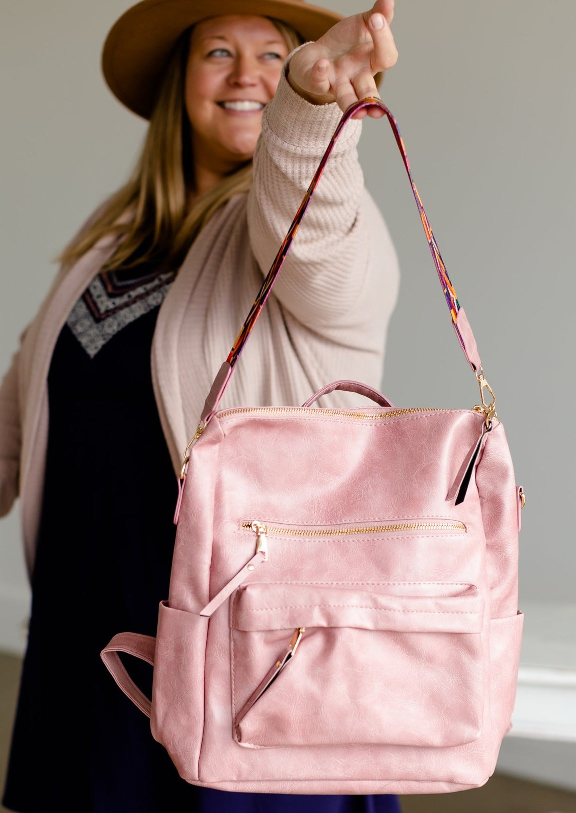 Blush Convertible Guitar Strap Back Pack Home + Lifestyle