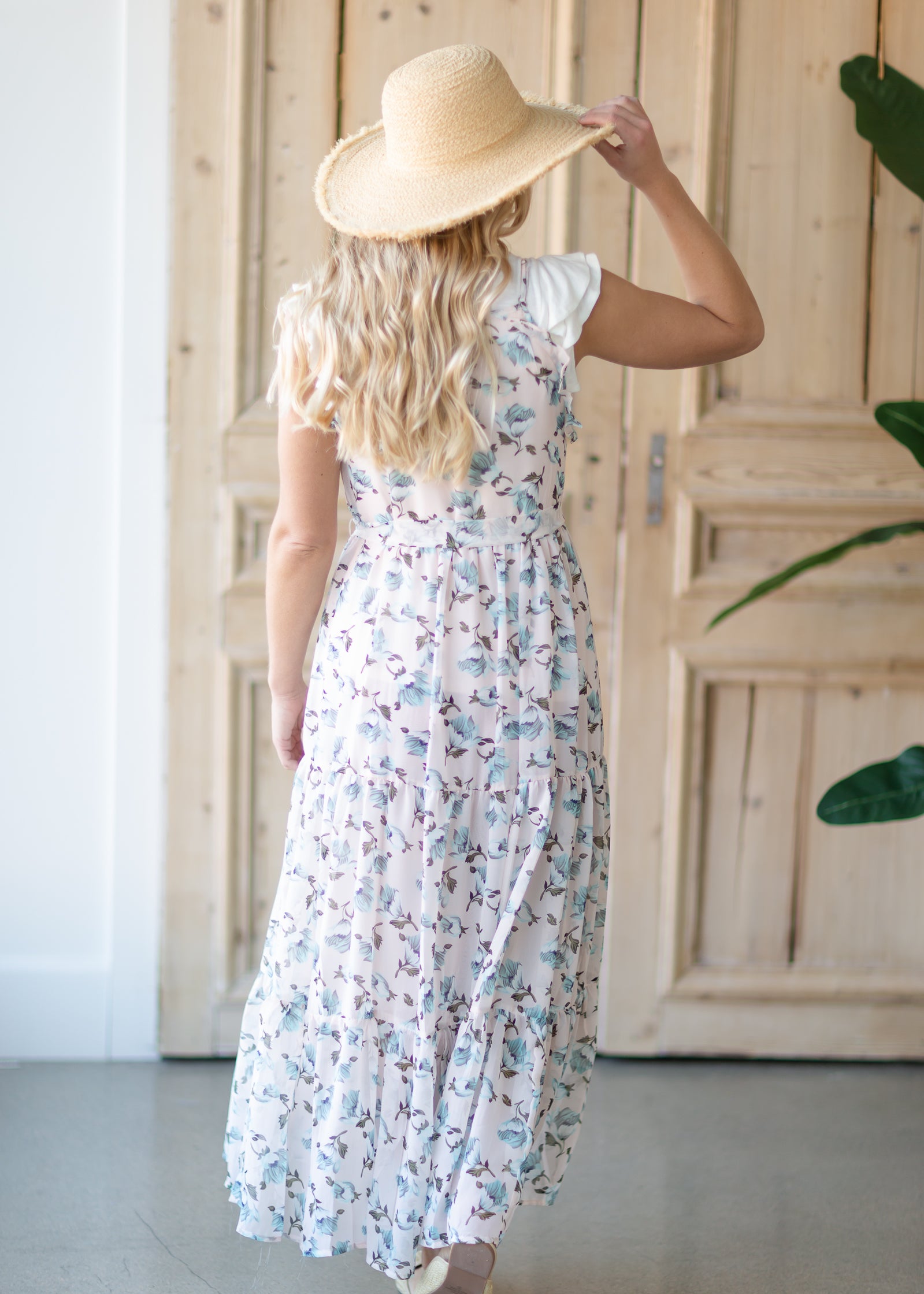 Blush Floral Tiered Maxi Dress - FINAL SALE Dresses