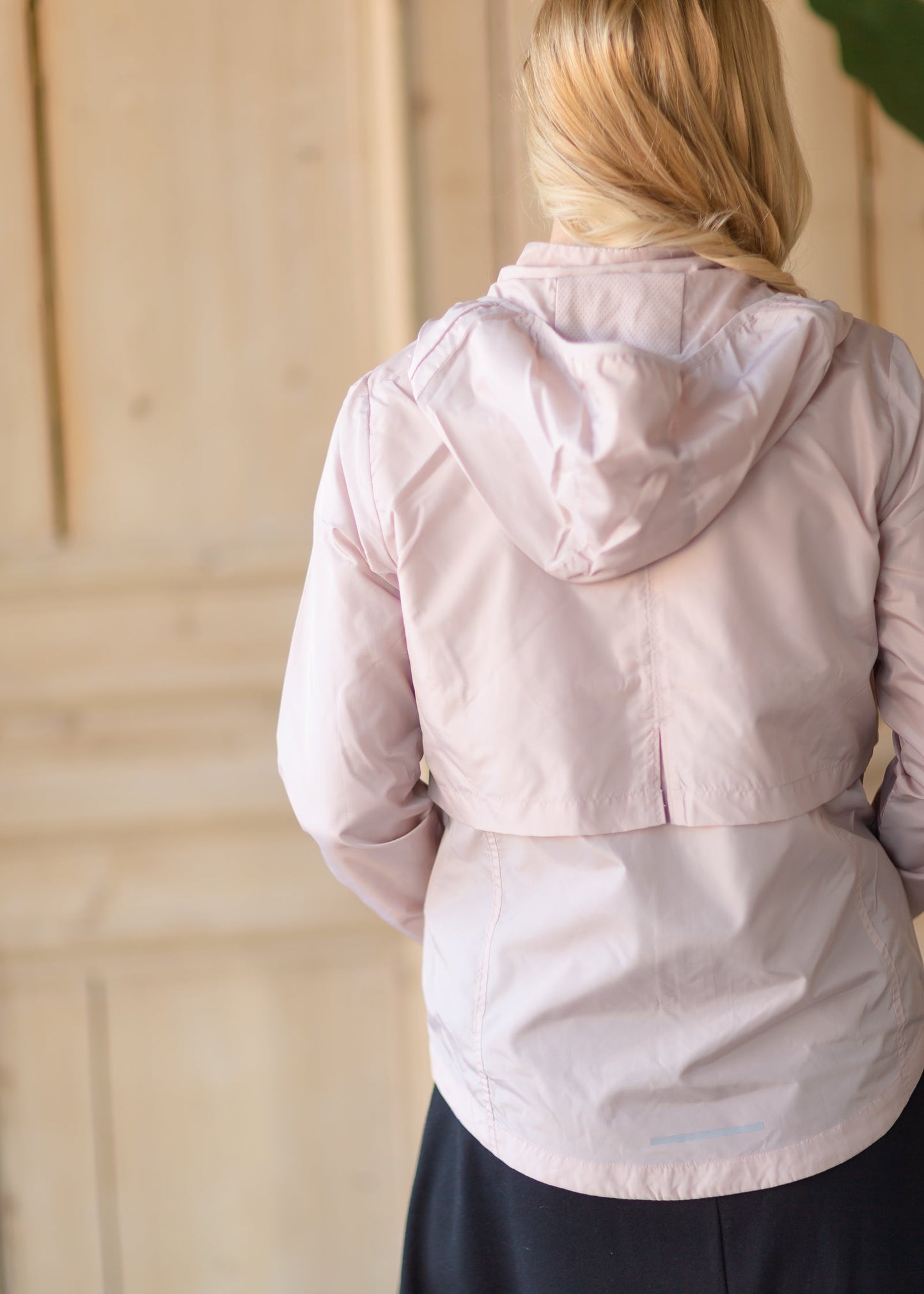 Blush Magnolia Hooded Windbreaker - FINAL SALE Tops