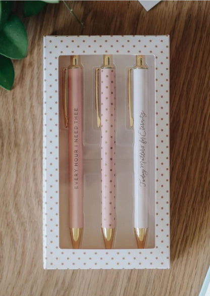 Blush Pink Pen Set Gifts