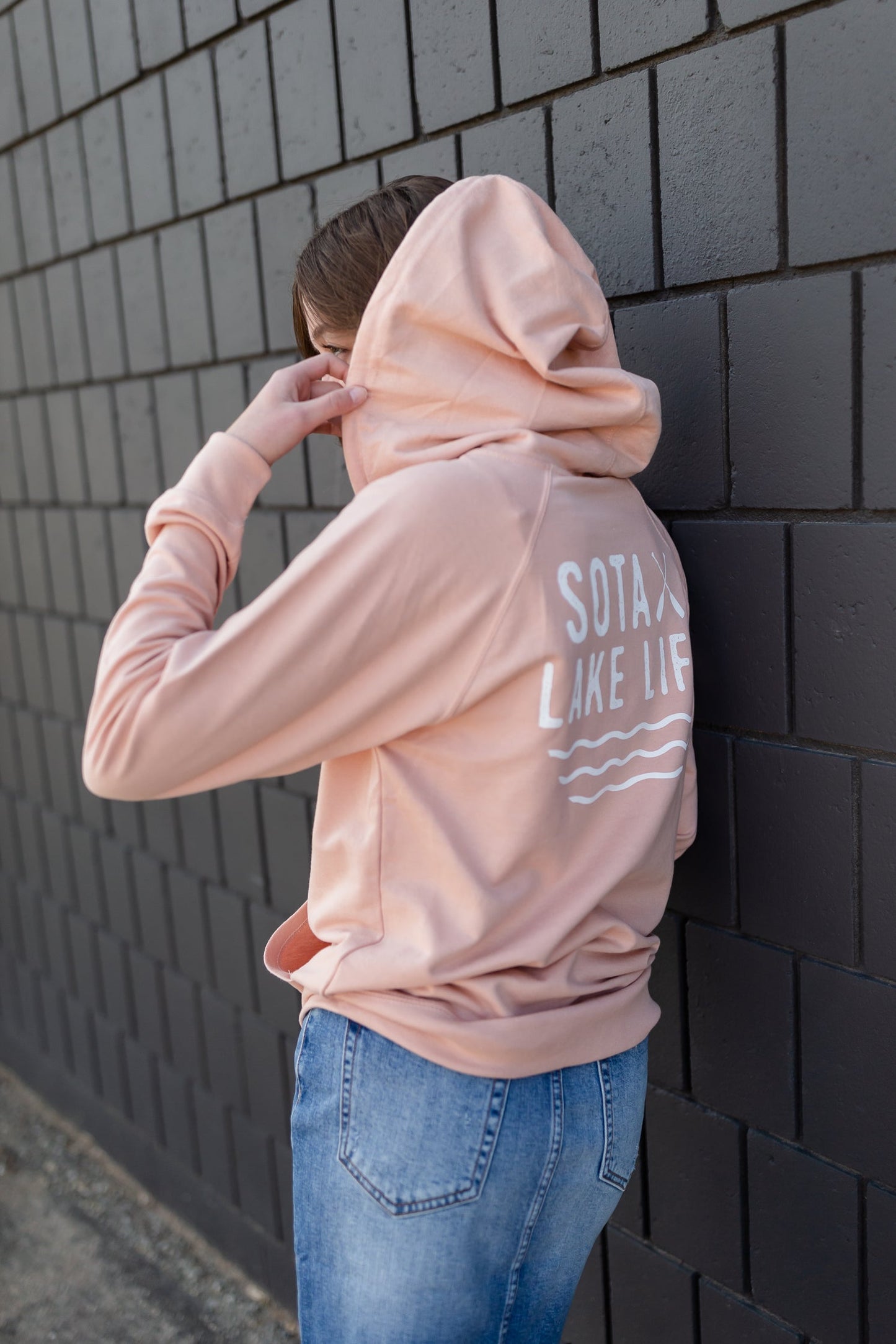 Blush Sota Zip Up Hoodie - FINAL SALE Tops