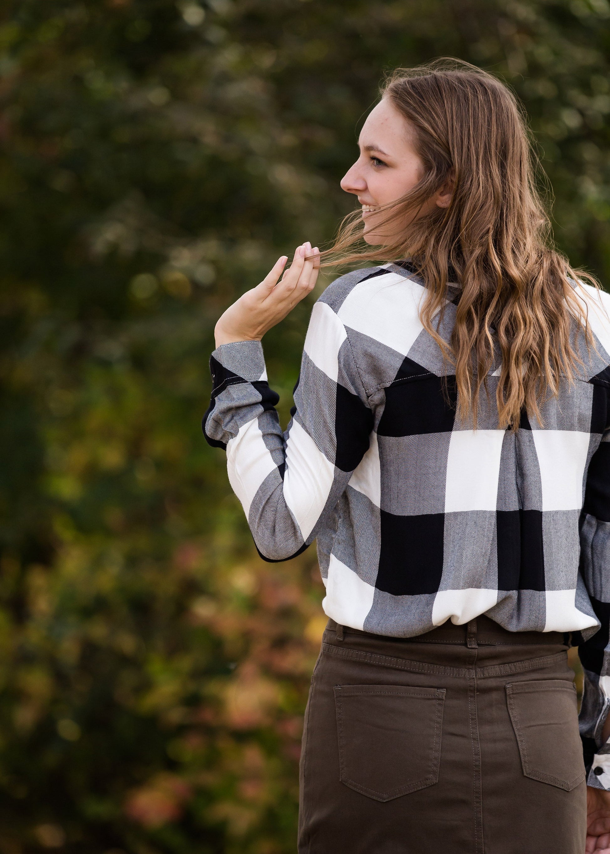 Buffalo Check Button Up Top - FINAL SALE Tops