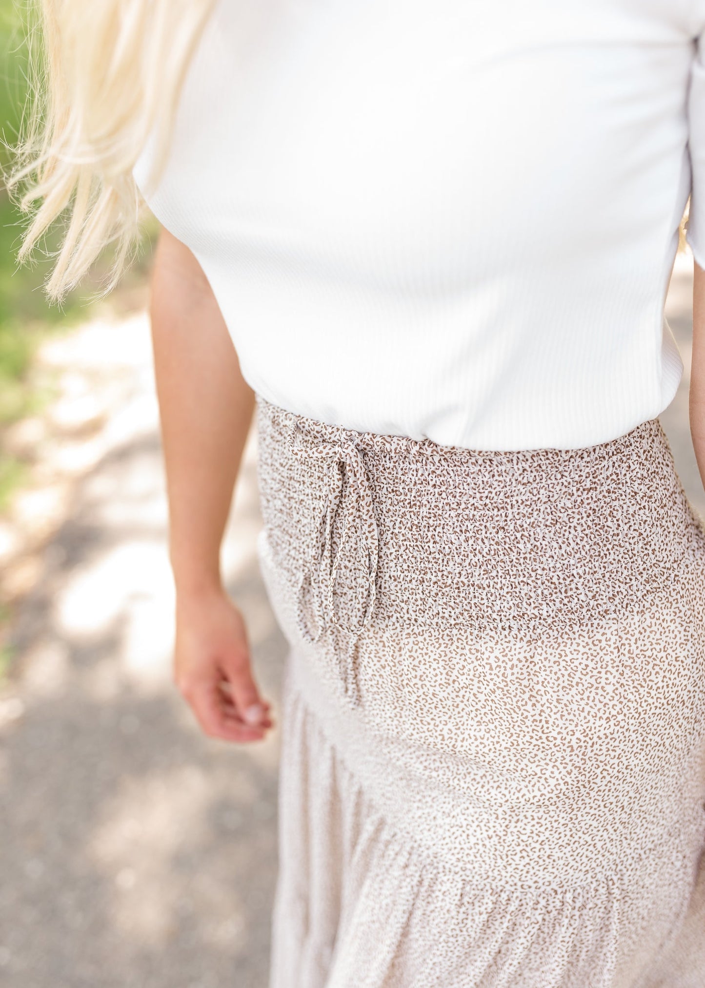 Cheetah Taupe Maxi Skirt - FINAL SALE Skirts