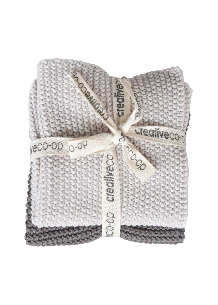 Cotton Knit Dish Cloth Set Home & Lifestyle