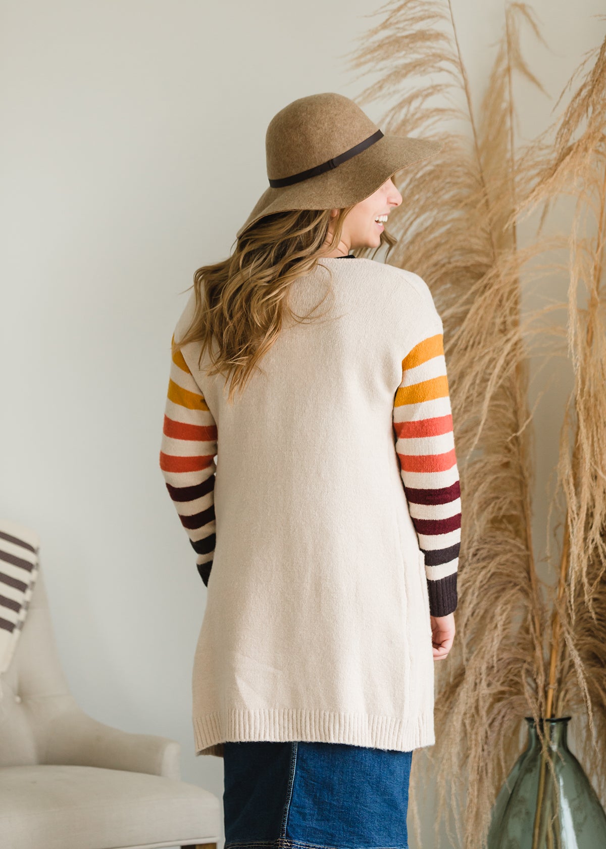 Cozy Striped Warm Cardigan - FINAL SALE Layering Essentials