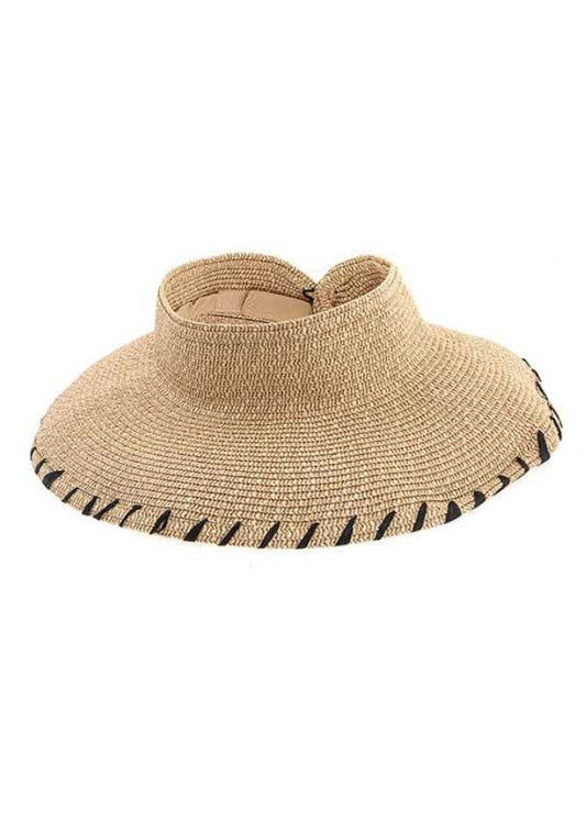 Cream Woven Wrap Around Hat - FINAL SALE Accessories